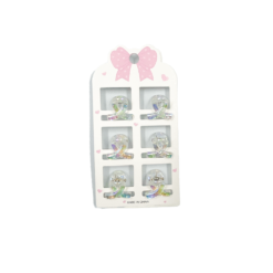 مجموعة مشابك شعر صغيرة بألوان هولوغرافيك - Hair Clips Set