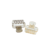 مجموعة مشابك شعر شفافة بألوان ناعمة - Hair Claw Clips Set