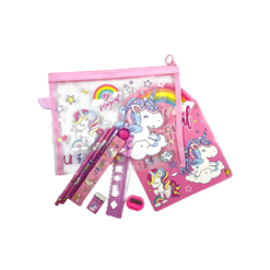 طقم أدوات مكتبية على شكل يونيكورن - Unicorn Stationery Set