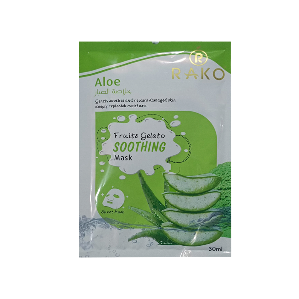 ماسك الصبار المهدئ - RAKO Fruits Gelato Soothing Mask
